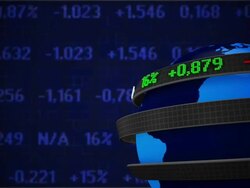 Loopable financial background Stock Footage