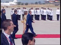 WRAP Pope Benedict XVI arrives for gathering on family values Instructional Video