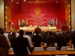 Closing of SAARC summit, speeches, delegates arriving News Clip
