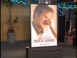 'Patch Adams' Premiere Stock Footage