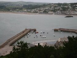 Cornwall's Resorts And Attractions Stock Footage