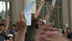 Angry Migrants Stranded In Hungary Stage Protest News Clip