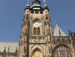 St. Vitus Cathedral, Prague (HD) Stock Footage