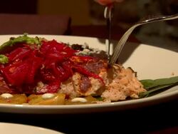 Beautiful Fish Dish Stock Footage