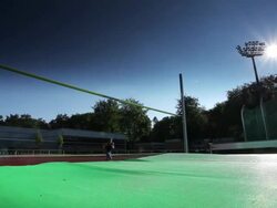 High Jump athlete Stock Footage