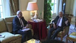CLEAN : Palestinian negotiator Saeb Erakat visits Cairo for truce talks News Clip