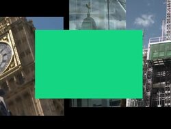 London chroma key composite Stock Footage