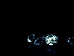 Falling Diamonds Blue Stock Footage