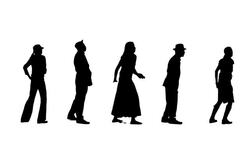 Group of people Stock Footage