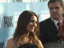 Victoria Justice at the 42nd NAACP Image Awards at Los Angeles CA. (Footage by WireImage Video/GettyImages) Stock Footage