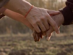 Holding Hands Stock Footage