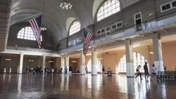 Ellis Island. Stock Footage