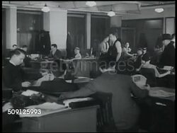 Reporters, managers, Teletype Instructional Video