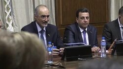 CLEAN : UN envoy meets Syrian regime representatives in peace talks News Clip