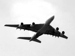 Airbus flying Stock Footage