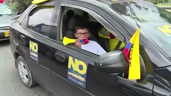 VOICED : Se manifiestan en Colombia en apoyo al 'no' al acuerdo de paz News Clip