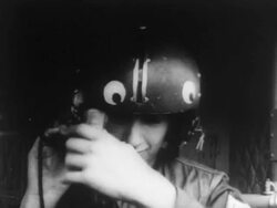 120th Aviation Company Helicopter Demonstration in Vietnam Stock Footage