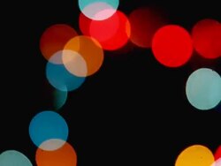 Blurred Christmas lights Stock Footage