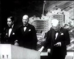 MR CHURCHILL OFFERS THANKS News Clip