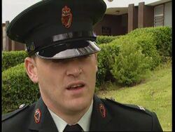 NORTHERN IRELAND: BELFAST: ROYAL ULSTER CONSTABULARY POLICE FORCE News Clip