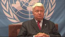 CLEAN : UN officially takes over peacekeeping operations in C Africa News Clip