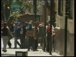 Clashes in Caracas as opposition launches anti-Chavez petition News Clip