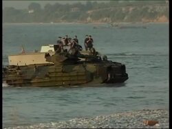 GREECE: NATO US MARINES LAND AT LITOHORO Instructional Video