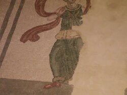 Piazza Armerina (villa Romana del Casale), room of the small hunt Stock Footage