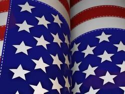 USA Flag, Design Element, Stock Footage