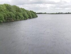 Anglezarke Reservoir And Castle Stock Footage