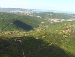 Nature in summer from air Stock Footage