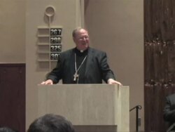 Archbishop Timothy Dolan introduced in New York Stock Footage