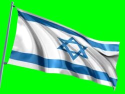 Israeli Flag Stock Footage