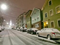 Winter in Boston Stock Footage