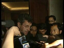 INDONESIA: WARREN CHRISTOPHER ARRIVES AT ASEAN 96 CONFERENCE News Clip