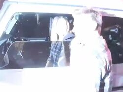 Scott Disick & Khloe Kardashian at Wax Rabbit Club in West Hollywood Stock Footage