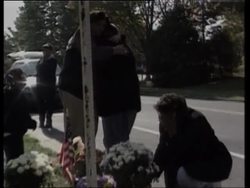 WRAP Announcement of 10th fatality, schools, Bush News Clip