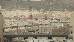 CLEAN: Muslim pilgrims gather for the hajj News Clip