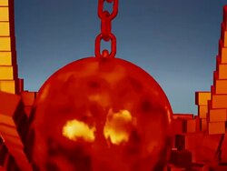 Wrecking ball hot Stock Footage