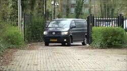 Van carrying former Liberian leader Charles Taylor departs court News Clip