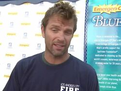 Matthew McConaughey at MaliBLUE Festival, Sponsored by Emergen-C and Surfrider Stock Footage