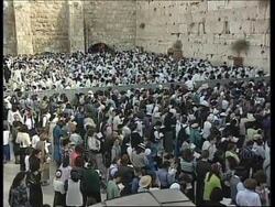 ISRAEL: JERUSALEM: SUKKOT CELEBRATIONS AT THE WAILING WALL News Clip