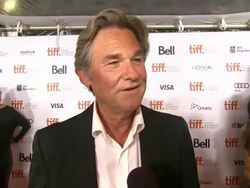 INTERVIEW - Kurt Russell on being at TIFF at The Art Of The Steal Premiere - 2013 Toronto International Film Festival on 9/11/2013 in Toronto, Canada. (Footage by WireImage Video/Getty Images Entertainment Video) Stock Footage