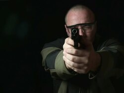 Target shooting Stock Footage