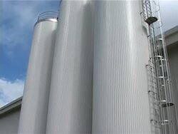 Silo Towers 2 Stock Footage