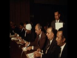 SYND 12/11/1970 MEMBERS OF THE ARAB SOCIALIST UNION MEET IN CAIRO News Clip