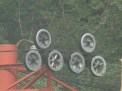 Mountain lift 2 Stock Footage