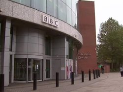 BBC Television Centre Exteriors News Clip