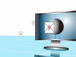 Computer E-mail Stock Footage