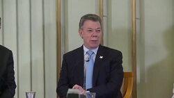 CLEAN : Nobel Peace Prize boost for all Colombians: Santos News Clip